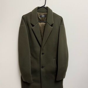 Stylish Olive Trench Coat